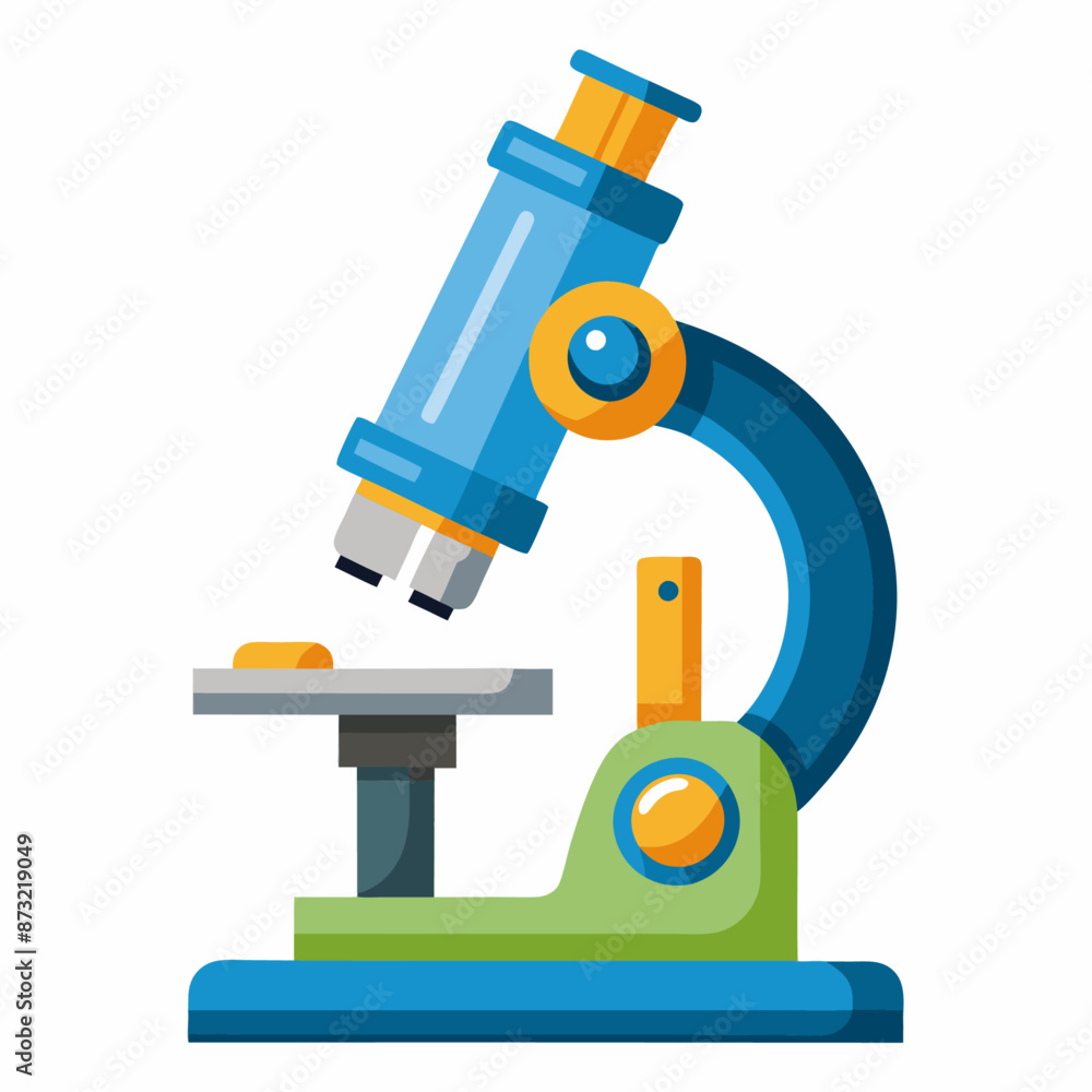 microscope clipart cartoon Illustration drawing Stock Vector | Adobe Stock