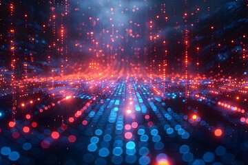 Programming code abstract technology background