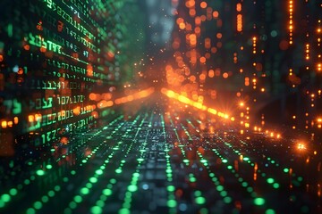 programming code abstract technology background