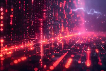 Programming code abstract technology background