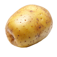 Wall Mural - New potato on white background