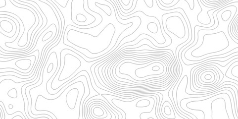 Wall Mural - Abstract lines background Contour maps Vector illustration. Geographic grid map Abstract wave paper curved reliefs background. Relief contour of terrain. Topographic map pattern.	