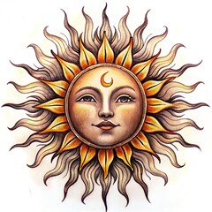 Wall Mural - sun