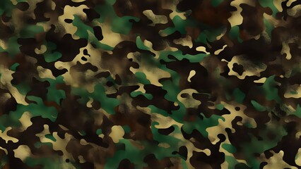 Wall Mural - 
army camouflage background, green modern pattern, uniform texture