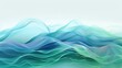 © Muhammad - An elegant 3D banner featuring a wave in a serene blue and green gradient, simulating the calming effect of ocean waves in abstract form.