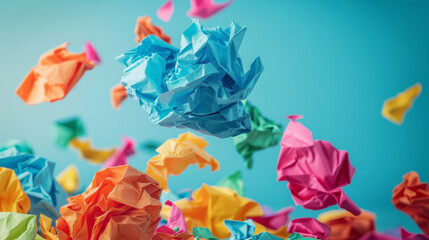 Creative ideas can be like a ball of paper, crumpled and messy. But with a little creativity, you can turn it into something beautiful.