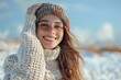© Kaisupreme - Smiling Woman in Winter Fashion Portrait Outdoors