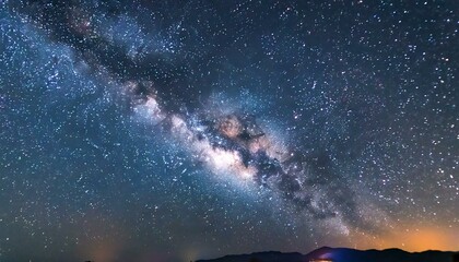 beautiful galaxy and nebula in the night sky. starry background perfect for astronomy and science en