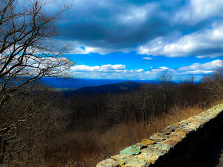 Wall Mural - landscape in the mountains