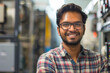 © Magnimage - Indian handsome man smiling, Electrical Engineer