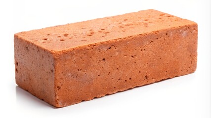 A brick is shown on a white background