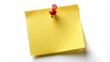 © Alexander - A yellow sticky note with a red pin on it