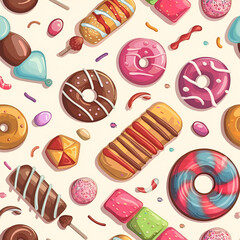 Wall Mural - candy