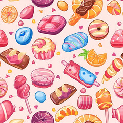 Wall Mural - candy