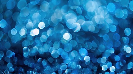 Poster - Abstract Blue Bokeh Background