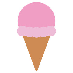 Sticker - ice cream cone icon 