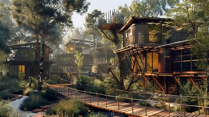 Poster - Treehouse Village