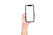 © panadesignteam - Female hand holding phone isolated transparent