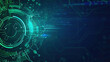 © Ika P - Abstract Technology background. Abstract digital background with gears and circuit board. Digital cyber tech design. Cyber security system or digital data protection in futuristic style. Copy space