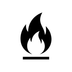 Canvas Print - Fire icon