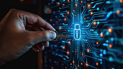 a key to unlock digital lock