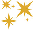 © khairul - Hand drawn sparkling stars collection
