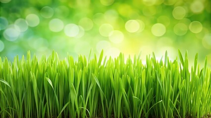 Fresh green grass isolated on background , nature, vibrant, texture, lush, botanical, garden, foliage, plant