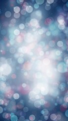 Wall Mural - blue red white christmas circle bokeh vertical motion backgrounds.
