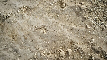 Sand texture background, granular and gritty surface.