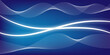 © Khalil - Abstract background for presentation, with blue waves.