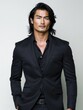 © mariiaplo - Handsome Asian Man in Classy Black Suit Posing Confidently