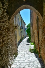 Wall Mural - The italian village of Pietravairano in Campania.