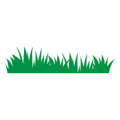 Wall Mural - Grass icon vector. lawn illustration sign. Garden symbol or logo.