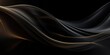 © Nice Seven - Abstract Black and Gold Wave