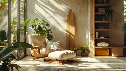 Wall Mural - Relaxing Living Room Interior Design
