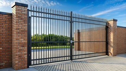 Wall Mural - Security Gates