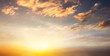 © paul - Panoramic view of beautiful sunset sky and cloud