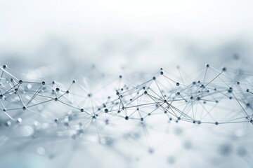 Cutting-edge technology in data science revolutionizes the future of analytics, Network's signal white digital background, AI generated