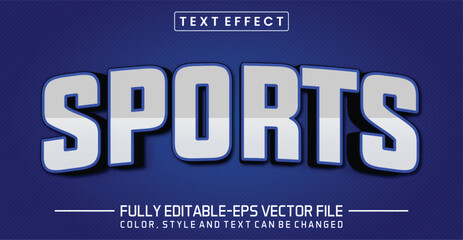 Wall Mural - Sports  font Text effect editable