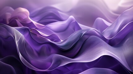 Sticker - The backdrop is an abstract image in shades of purple and gray