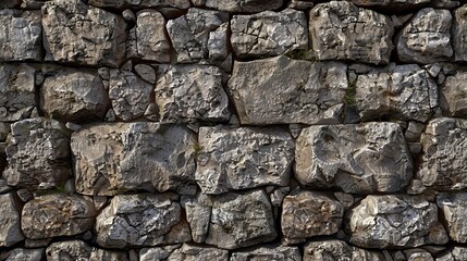 Rough stone wall texture. Use this old castle stone wall as a background. Stone wall as background or texture. Part of a stone wall, for background or texture.