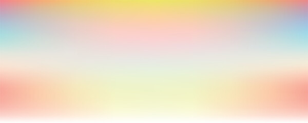 Canvas Print - Abstract gradient rainbow color or light colorful background.