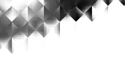 Aufkleber - Modern abstract transparent background texture with layers of black and gray transparent material in triangle diamond and squares shapes in
