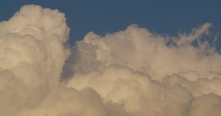 Wall Mural - view of the clouds texture Timelapse 
