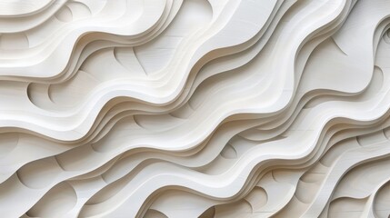 Wall Mural - Elegant abstract background of white plywood texture