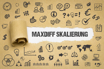 Wall Mural - MaxDiff Skalierung	
