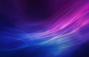 Wall Mural - The background of the wallpaper is an abstract gradient with an ultraviolet glow on a dark background and an empty image.