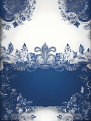 Cover and background for making an Ebook Blue or navy blue book cover Gives simplicity and elegance, controls the tone, has both patterned and non-patterned designs