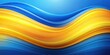 © Sujid - Bright blue and yellow smooth waves abstract elegant background, abstract, bright, blue, yellow, smooth, waves, elegant