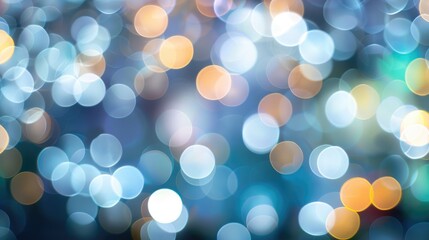 Wall Mural - abstract background with white circle bokeh